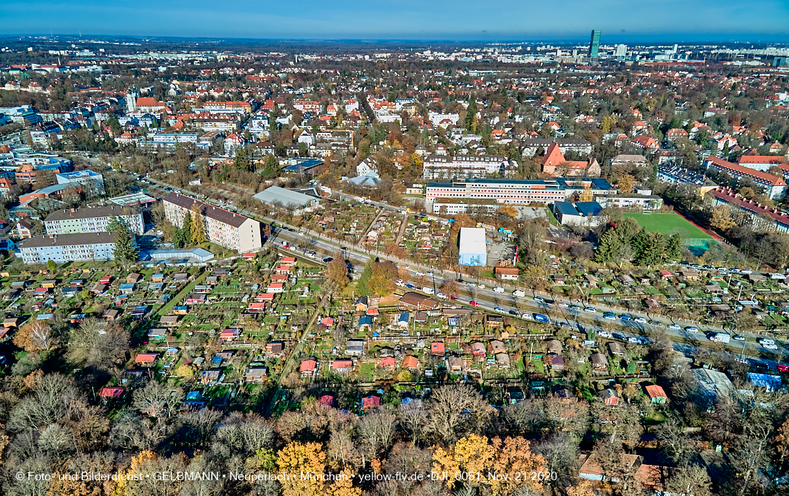 21.11.2020 - Hirschgarten mit Paketposthalle in München